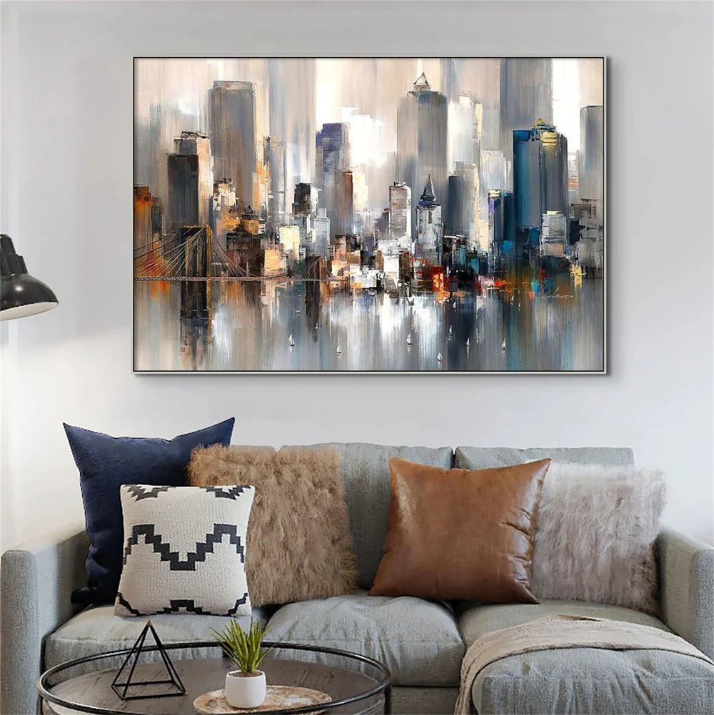 Abstract Urban Landscape Painting #UL010