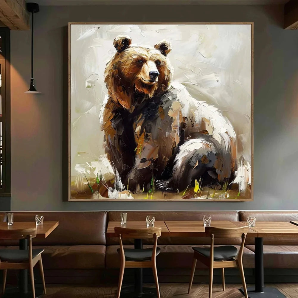 Abstract Animal Canvas Art #DW012