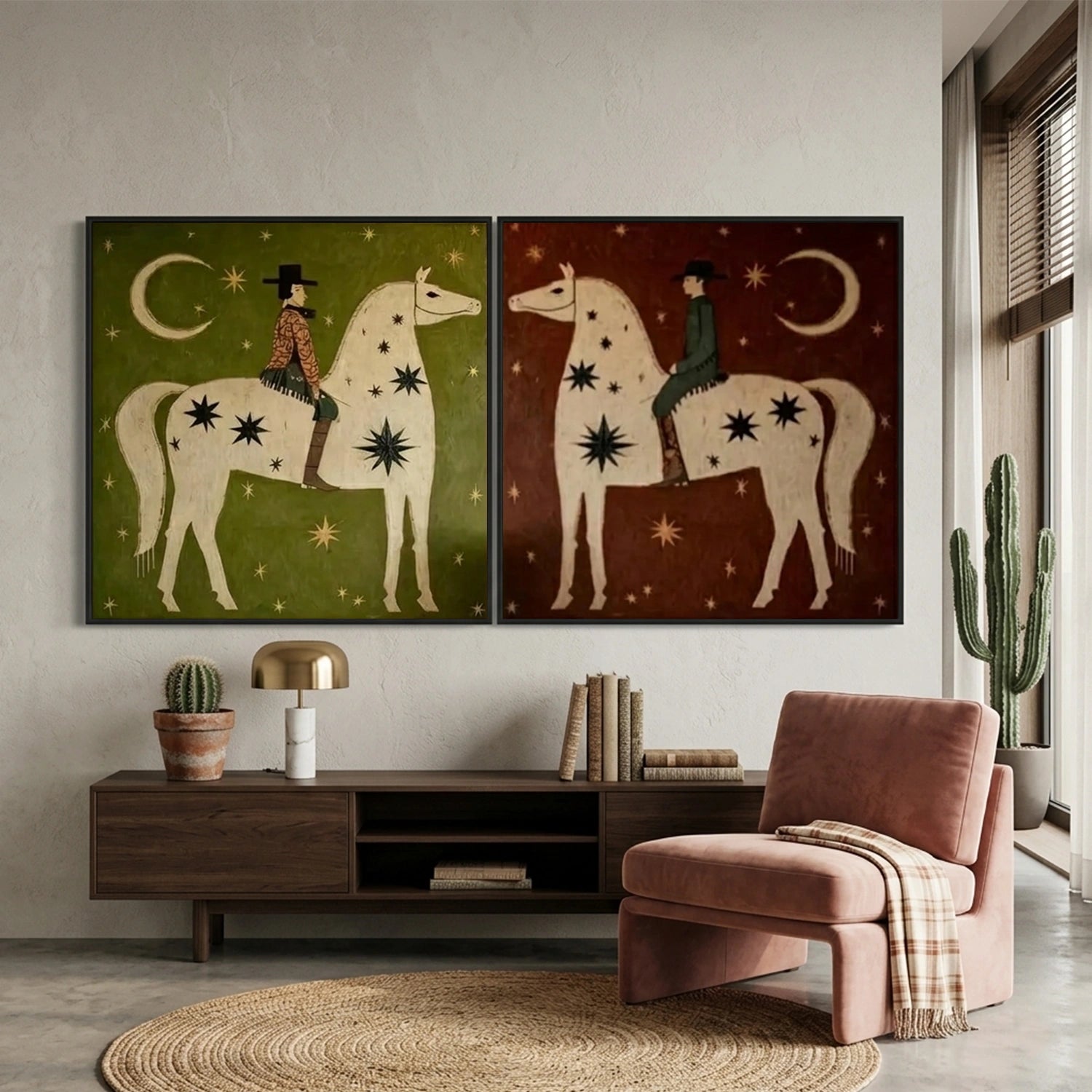 Americana Wall Art Square Set of 2 #AM088
