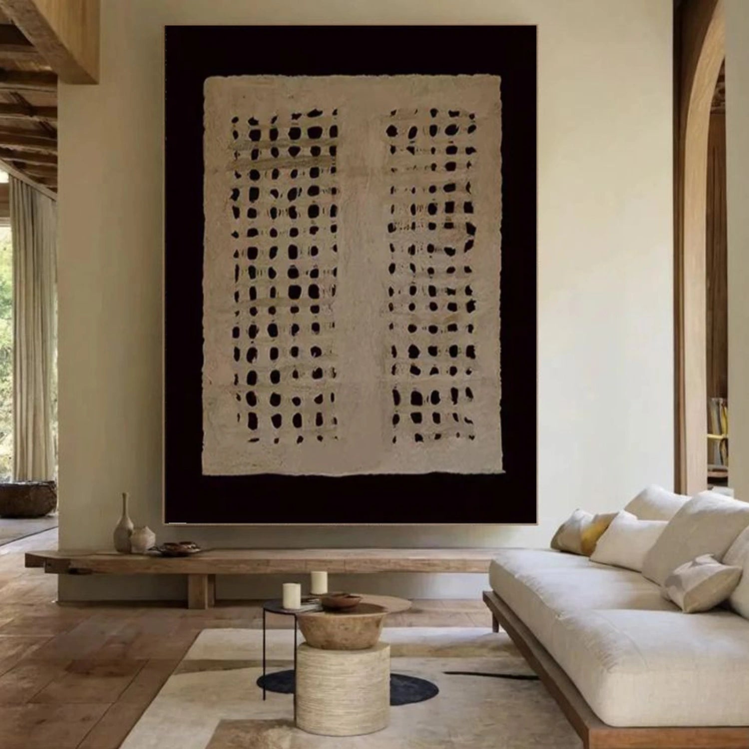 Wabi Sabi Textured Wall Art #VS107