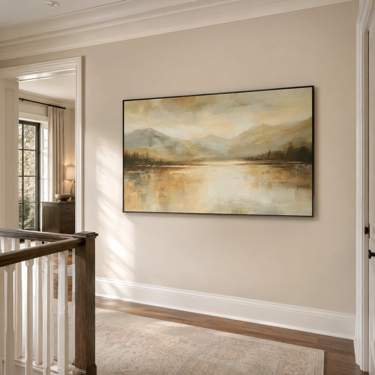 Abstract Mountain Canvas Art #BT101
