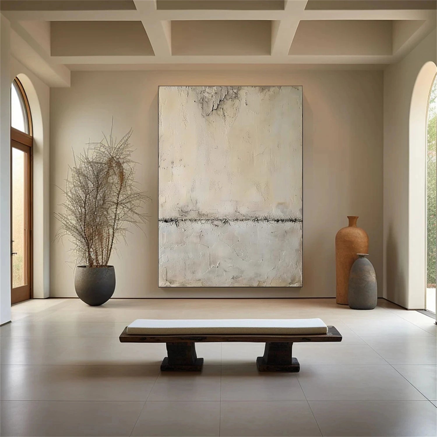 Wabi Sabi Textured Wall Art #VS099