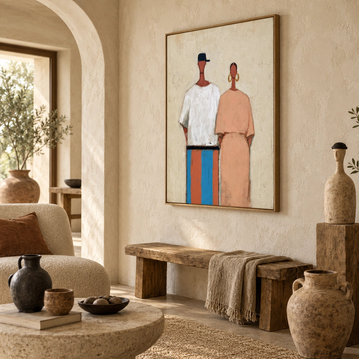 Abstract Portrait Wall Art #LA095