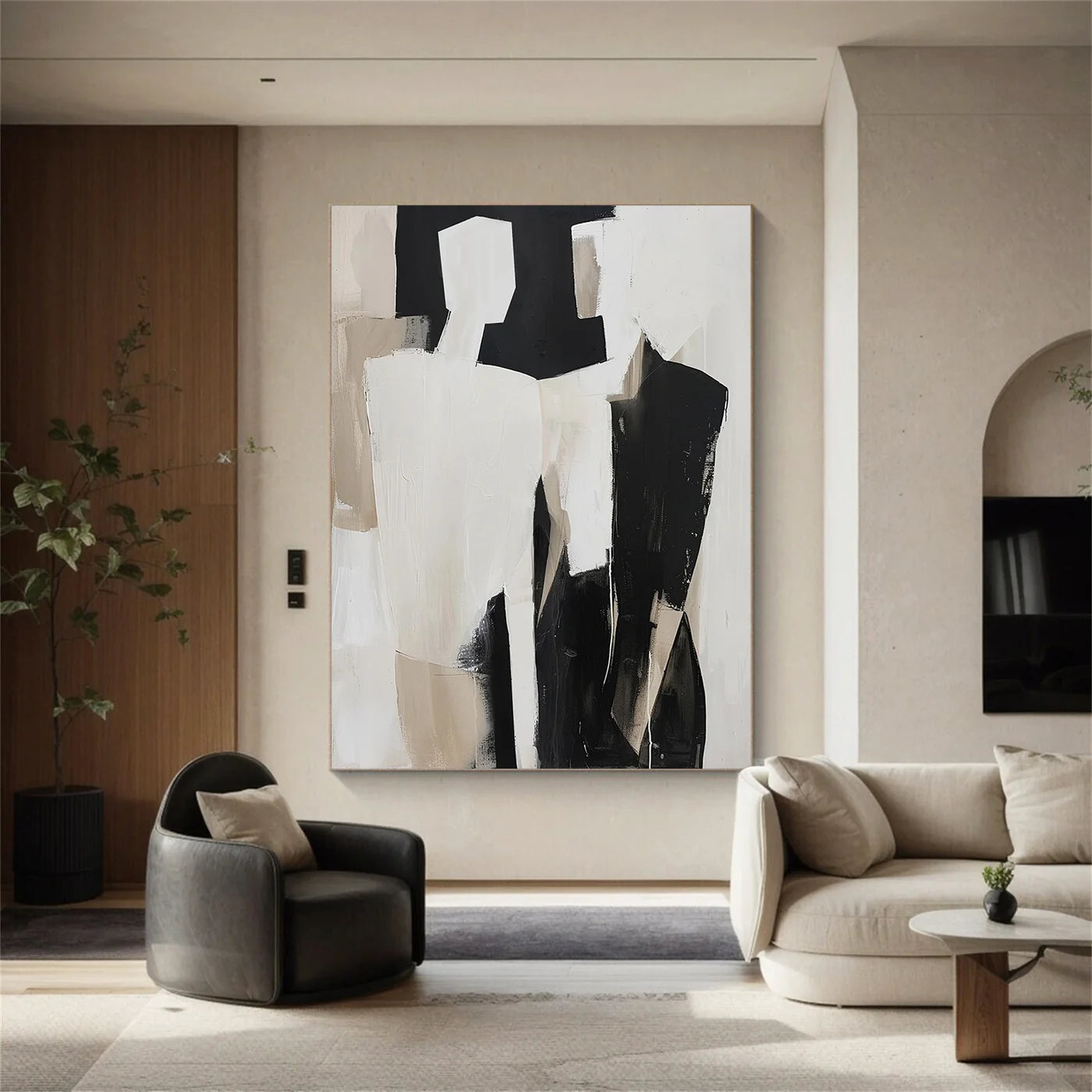 Contemporaty Abstract Minimalist Wall Art #CM009