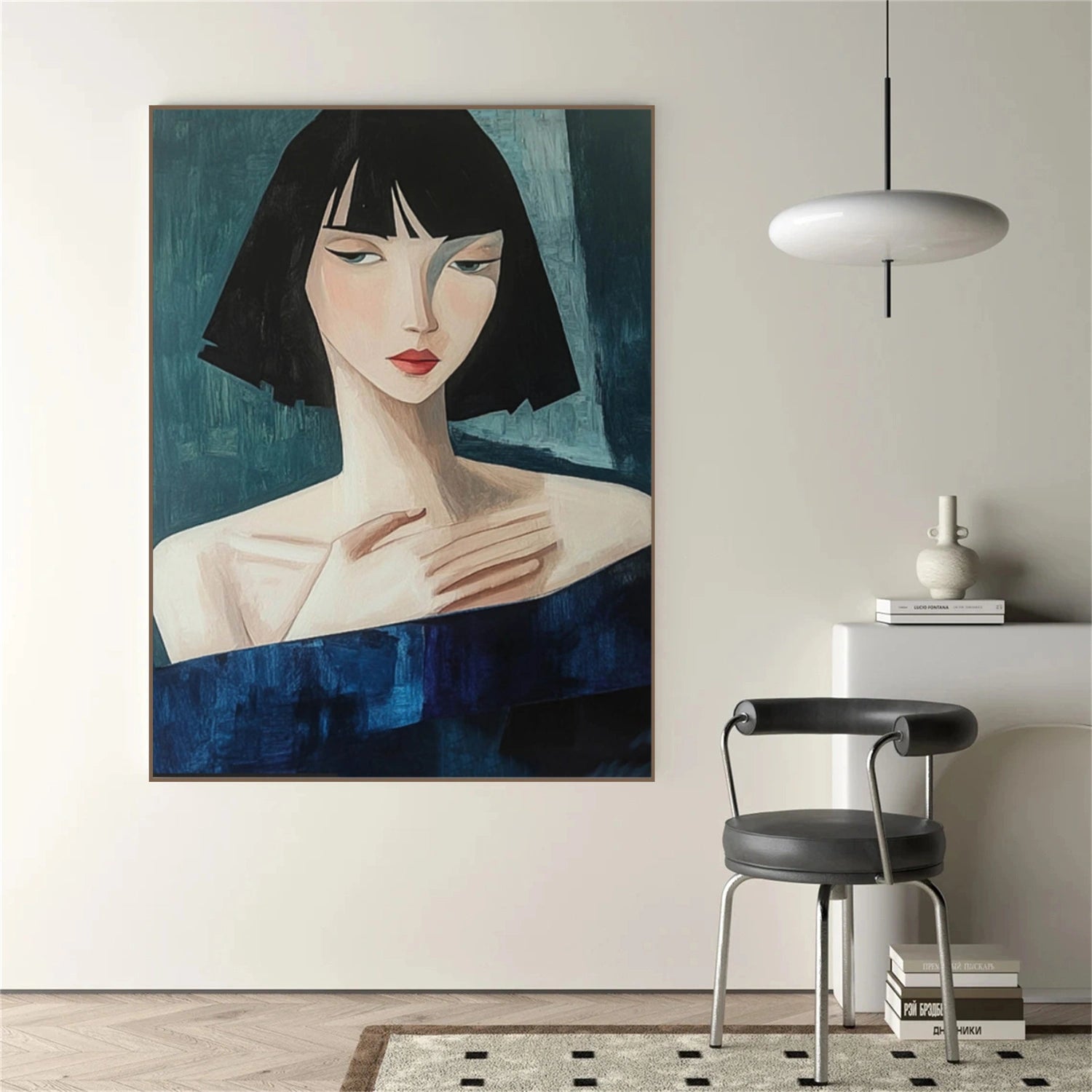 Abstract Portrait Wall Art #LA067
