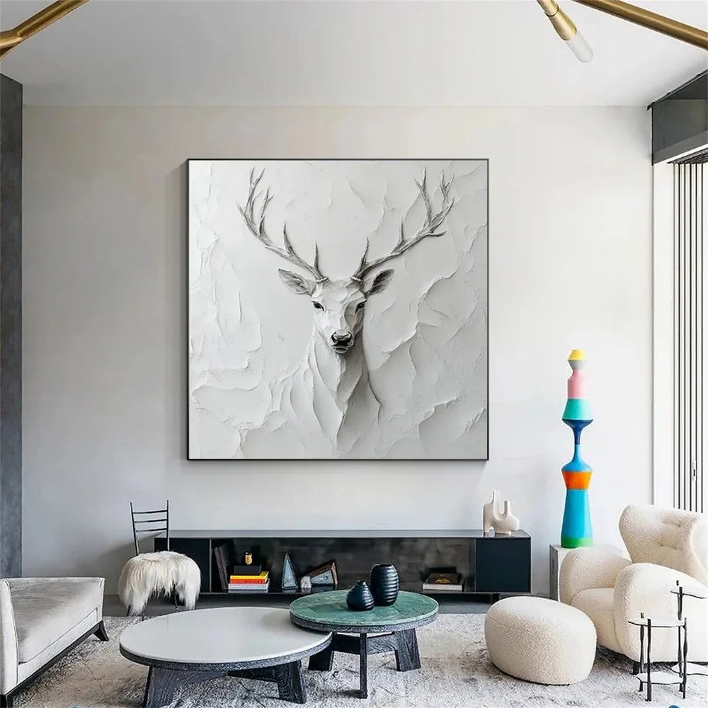 Abstract Animal Textured Canvas Art  #DW056