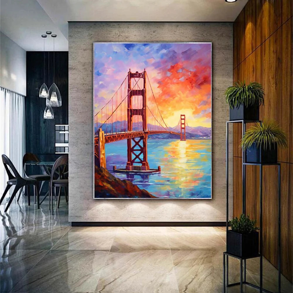 Abstract Urban Landscape Painting #UL007