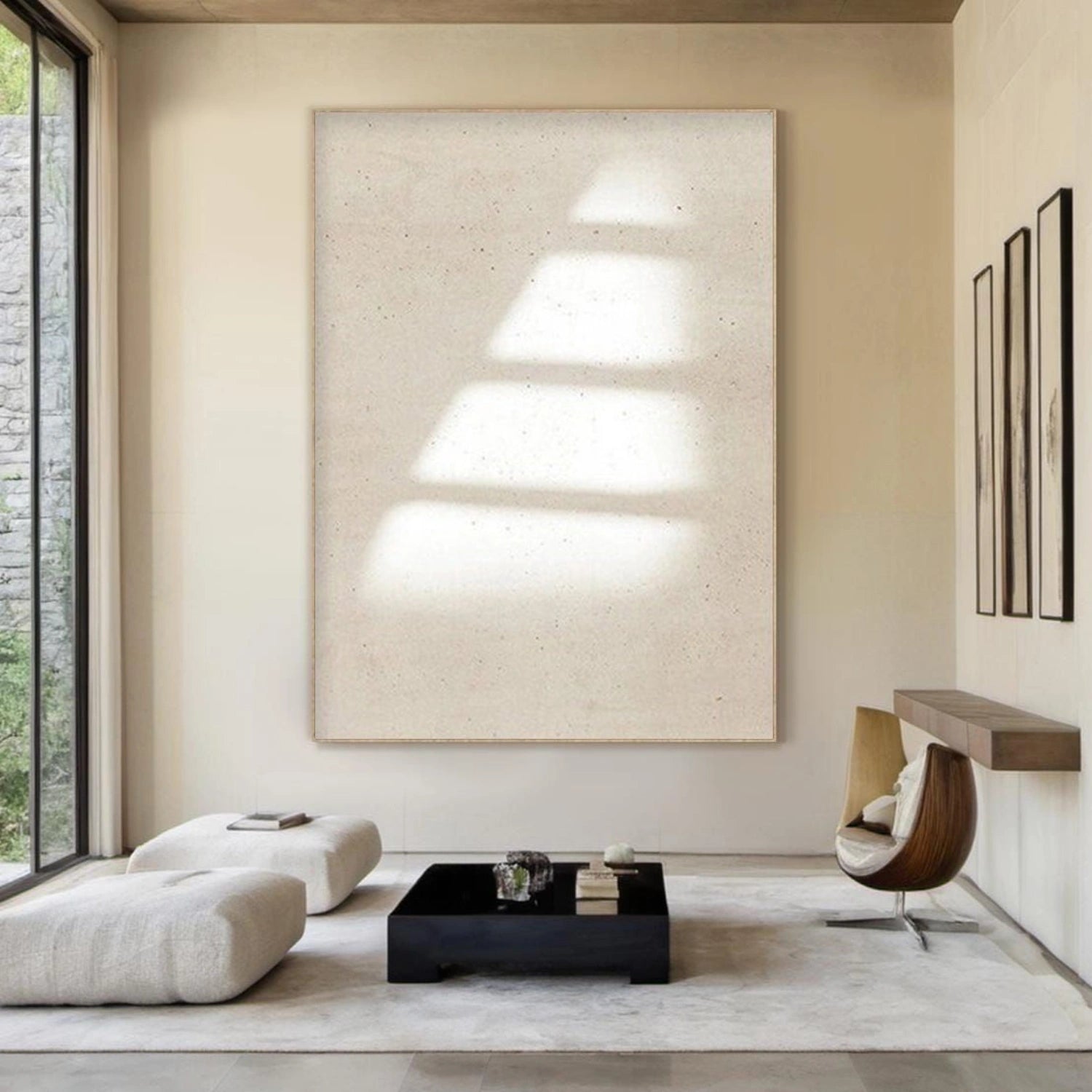 White Minimalist Wall Art #WM127