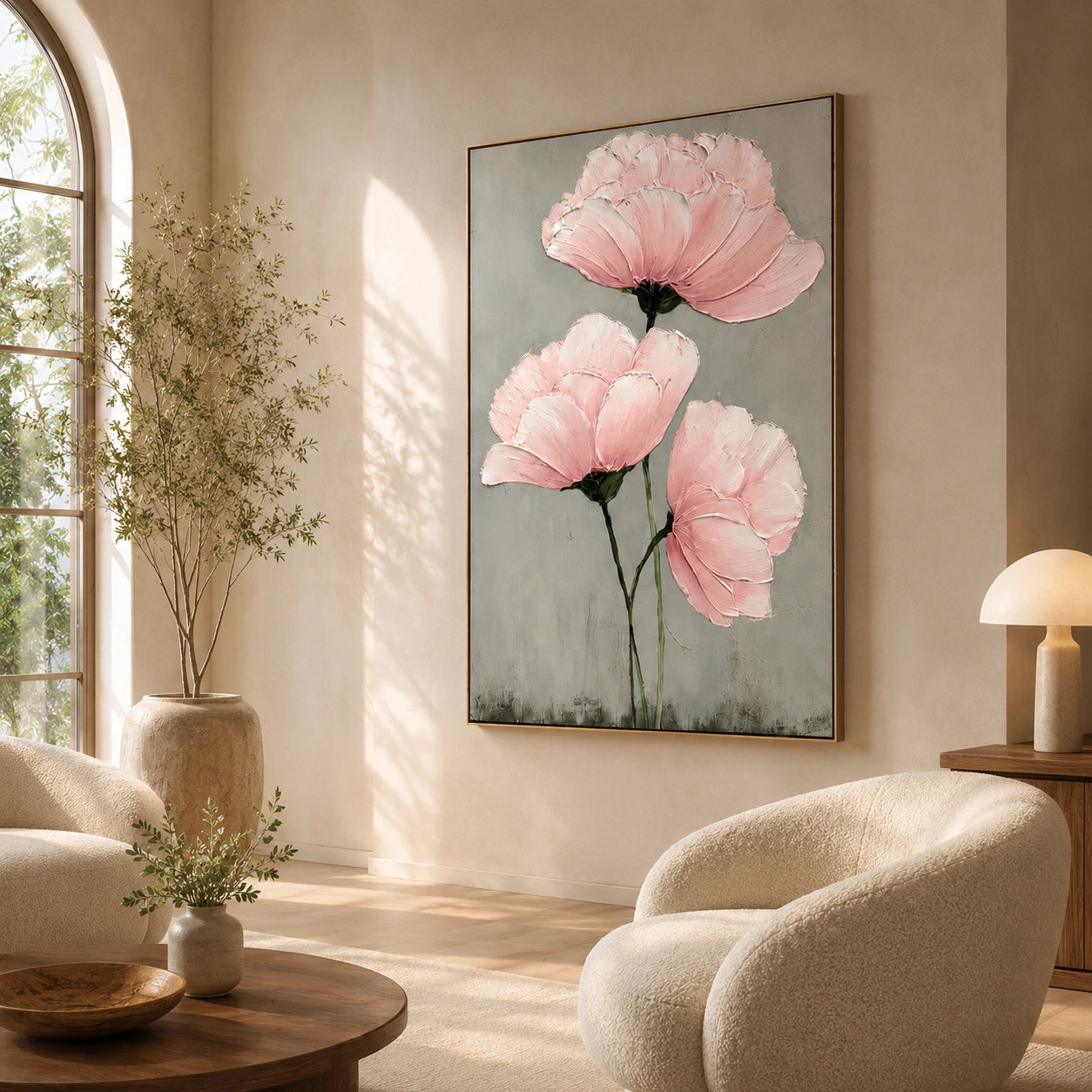 Abstract Flower And Tree Canvas Art #MF217