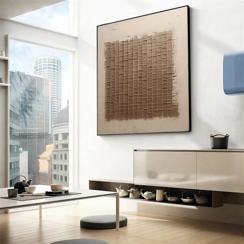 Wabi Sabi Textured Wall Art #VS037