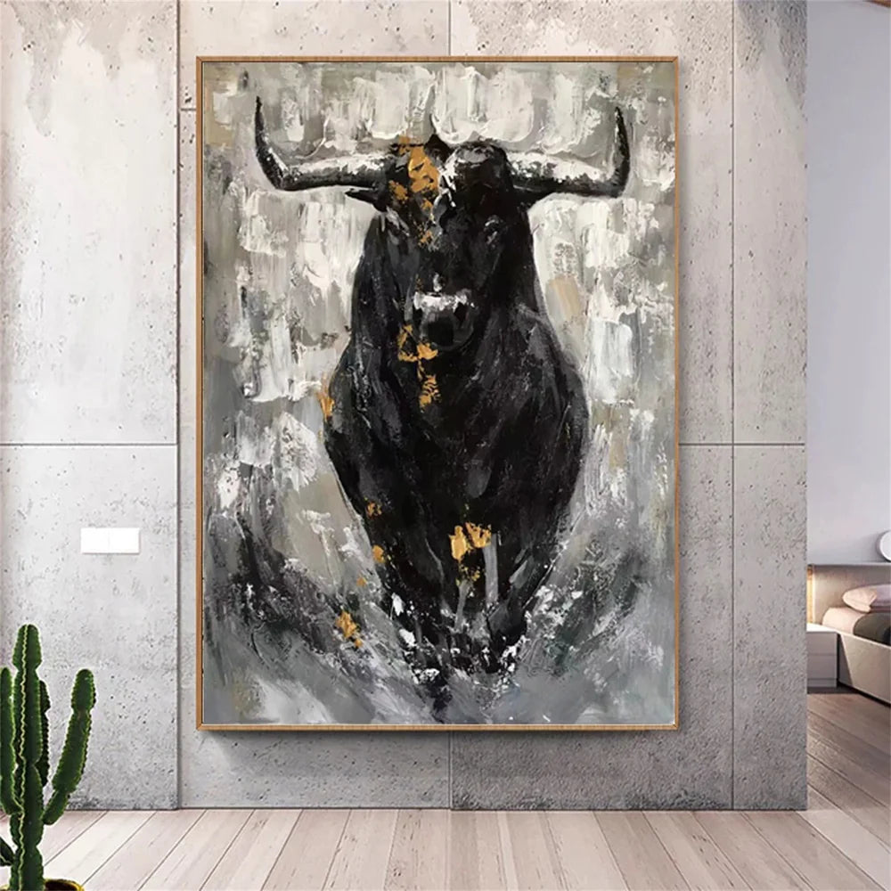 Abstract Animal Canvas Art #DW040