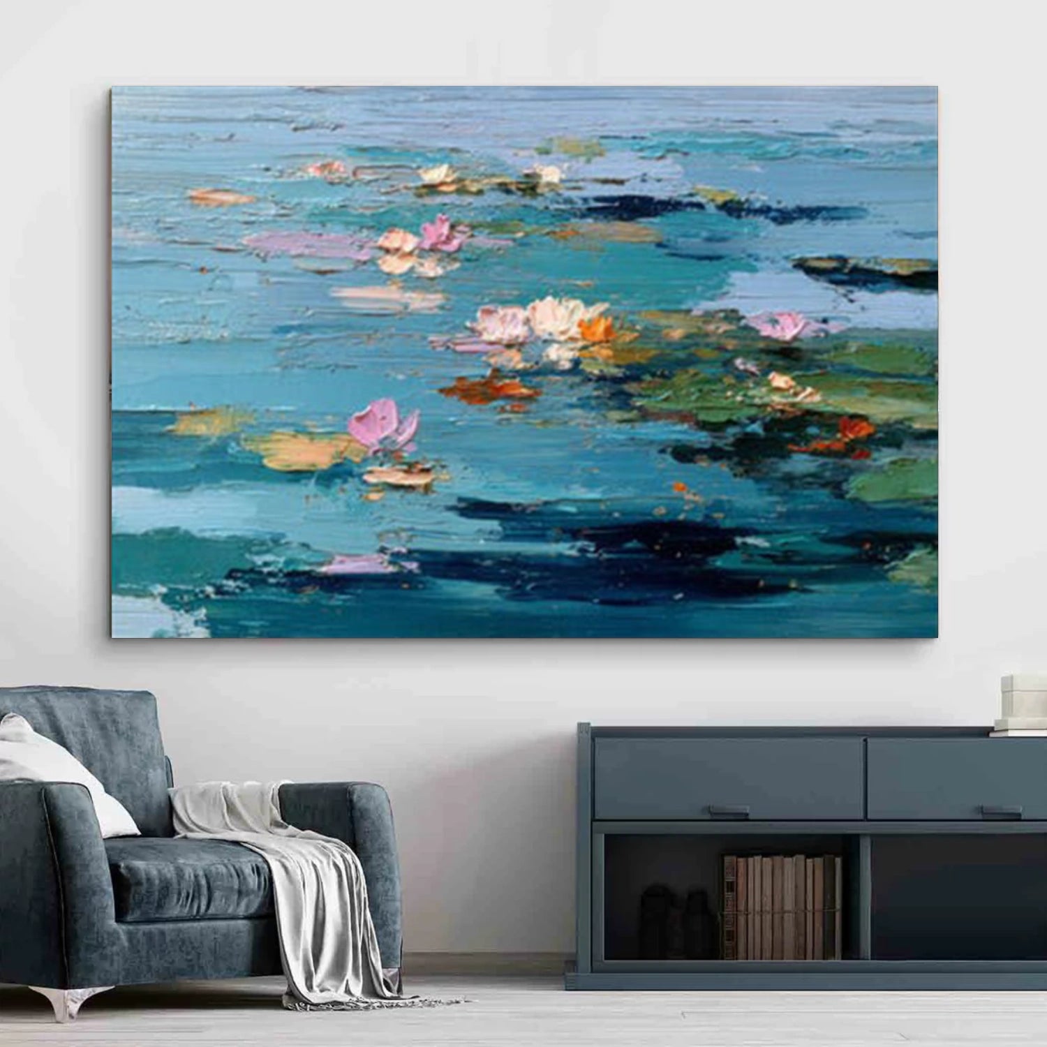 Abstract Flower And Tree Canvas Art #MF175