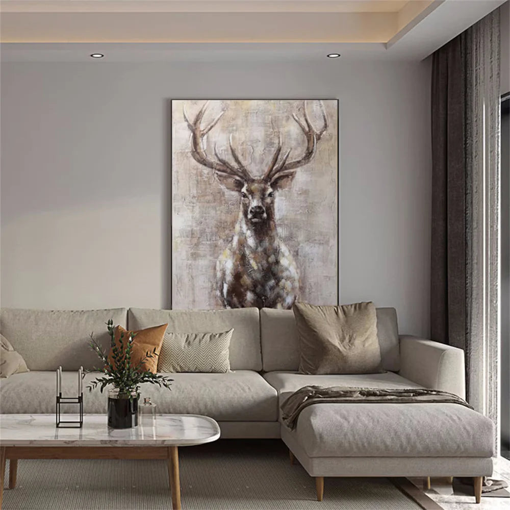 Abstract Animal Canvas Art #DW001