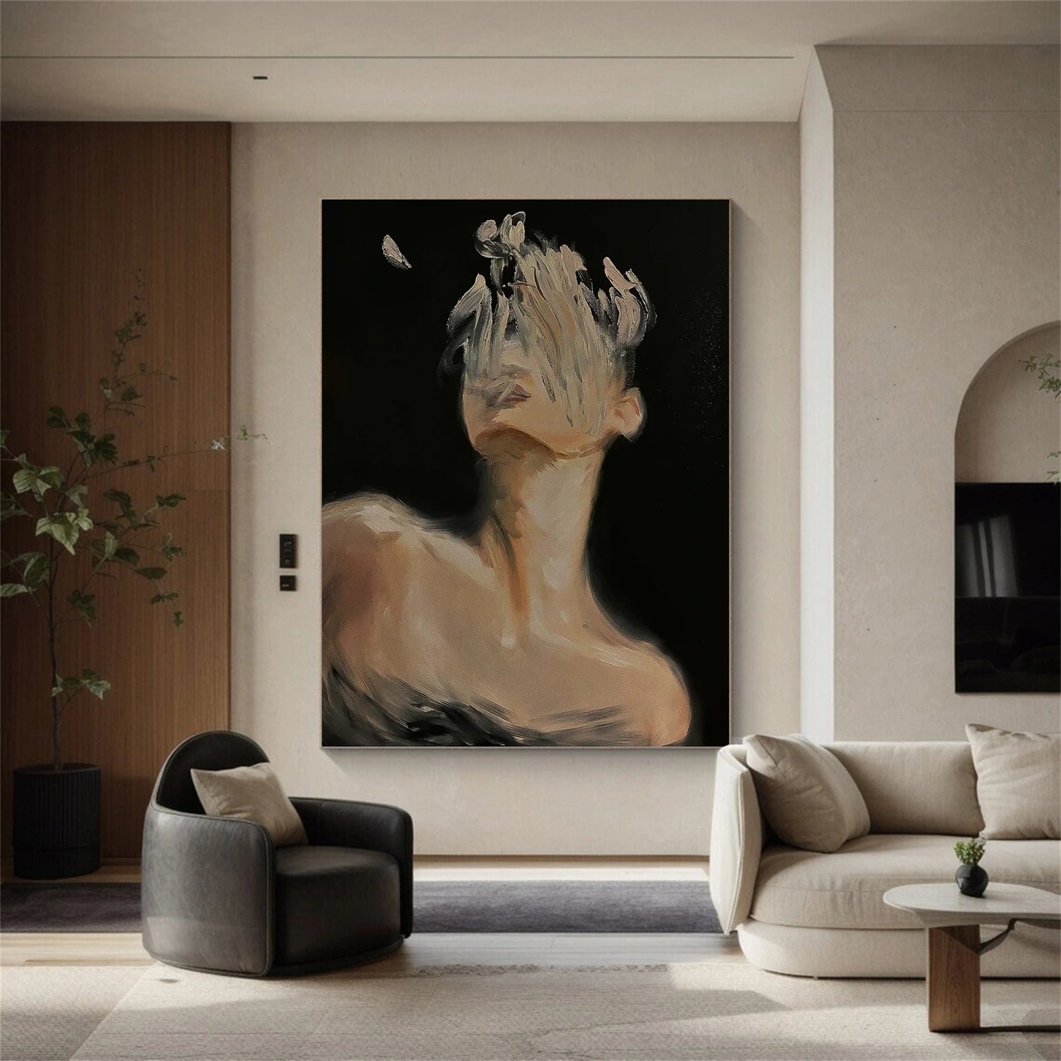 Abstract Portrait Wall Art # LA051