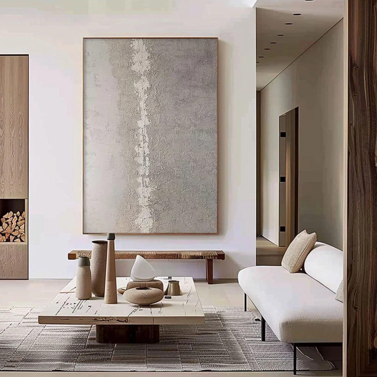 Minimalist Textured Canvas Art #WM126