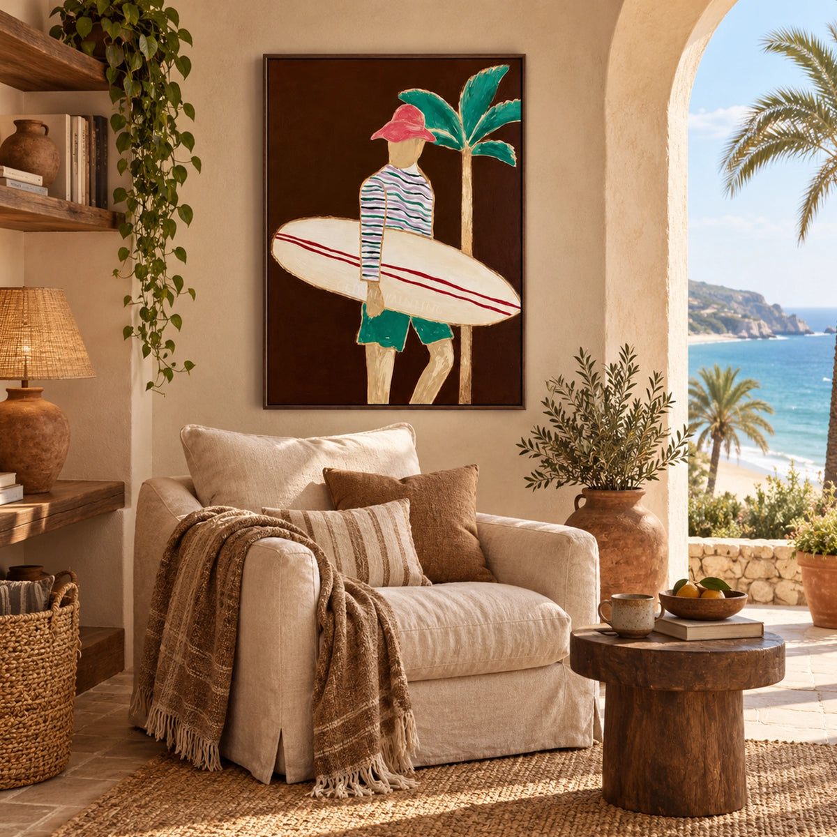 Abstract Portrait Wall Art #LA090