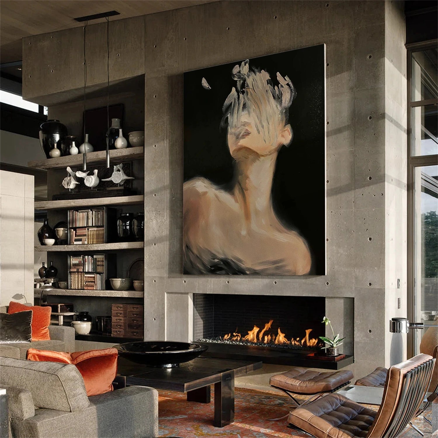 Abstract Portrait Wall Art # LA051