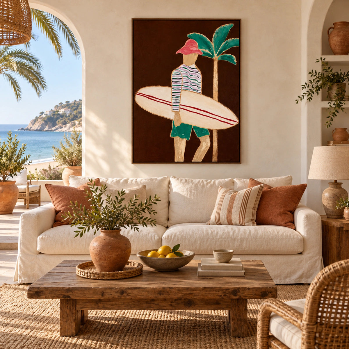 Abstract Portrait Wall Art #LA090
