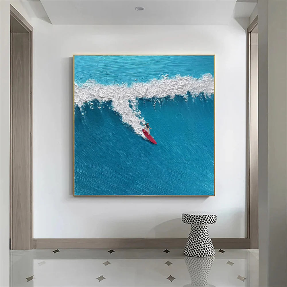 Surfing Sport Canvas Painting #PB019