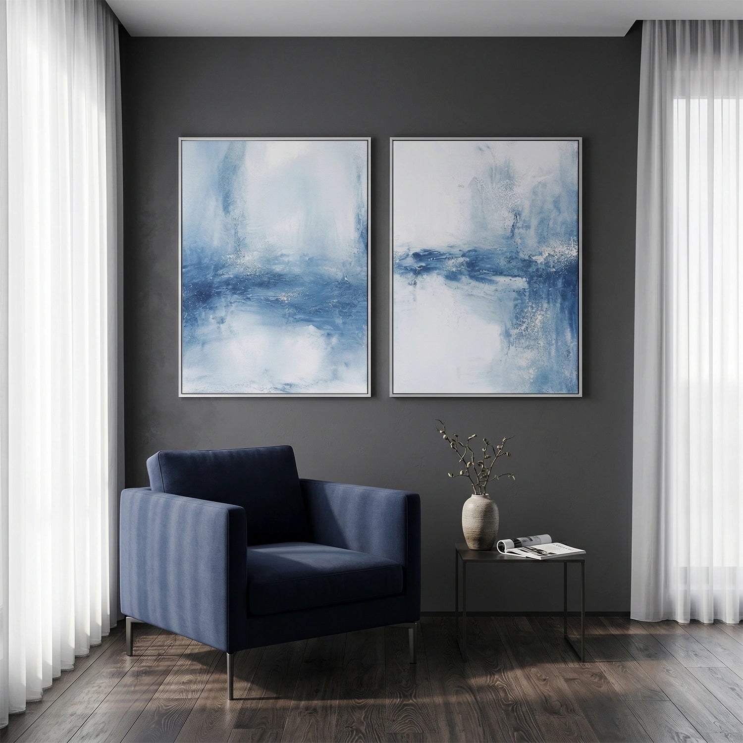 Abstract Wall Art Set of 2 #VA300