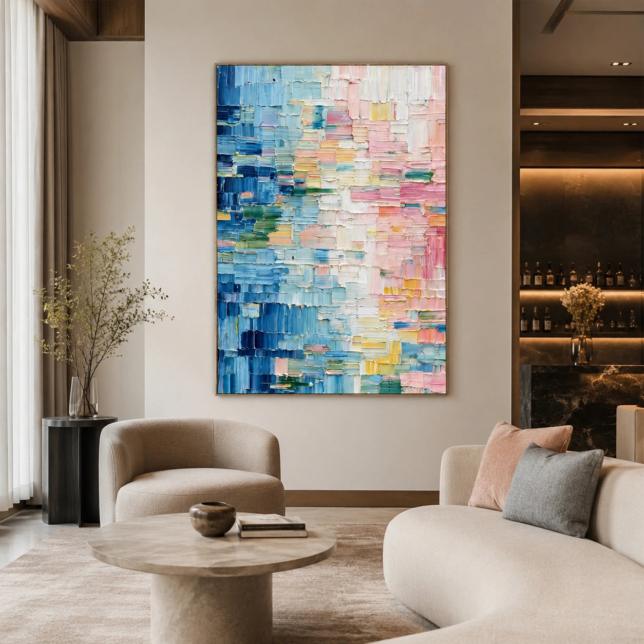 Abstract Textured Wall Art #VA334