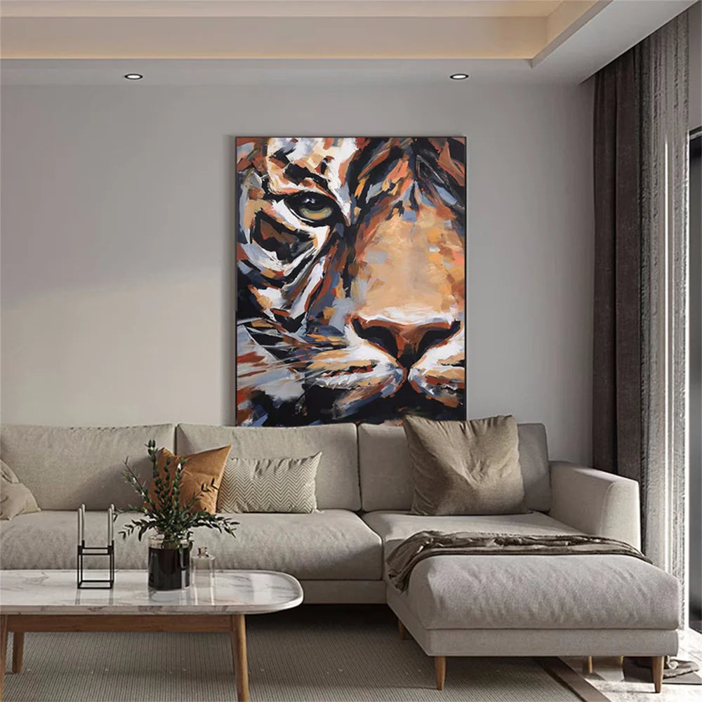 Abstract Animal Canvas Art #DW011