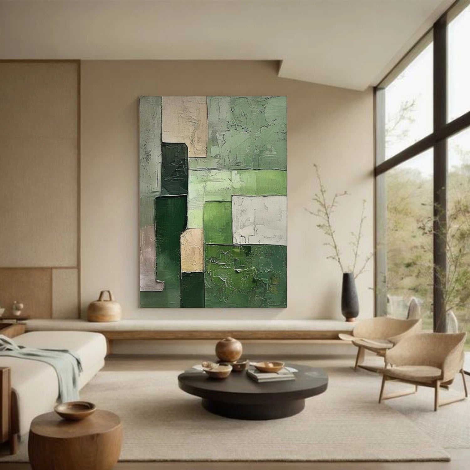 Abstract Textured Wall Art #VA266