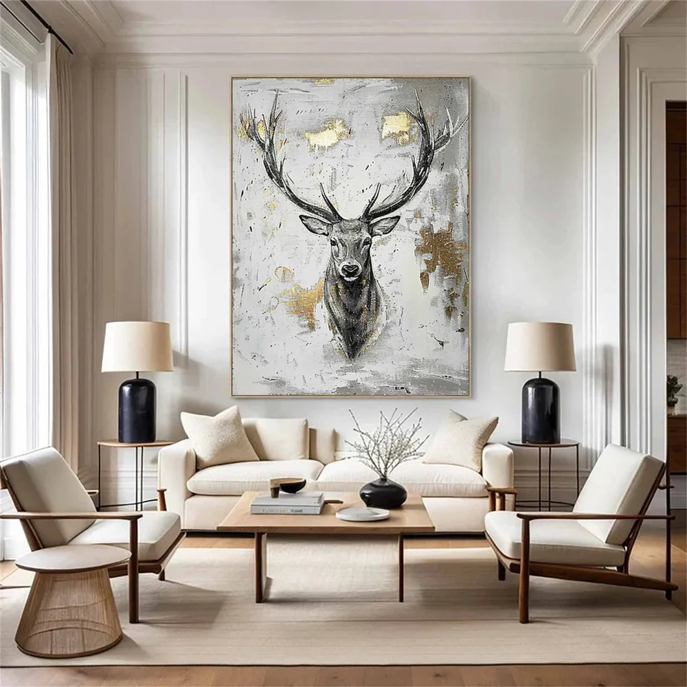 Abstract Animal Canvas Art #DW010