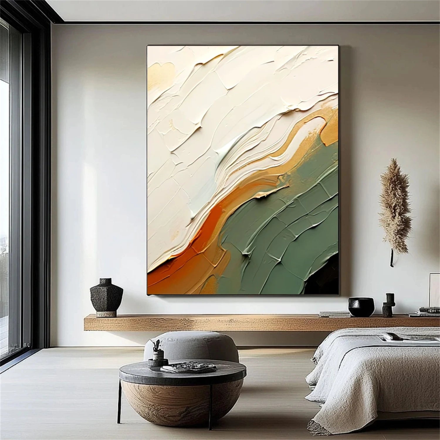 Abstract Textured Wall Art #VA117