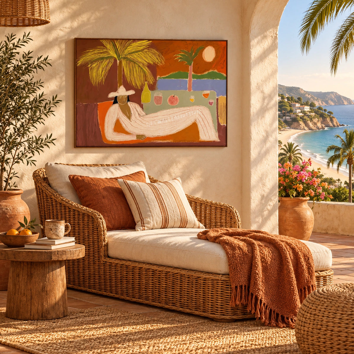 Abstract Portrait Wall Art #LA091