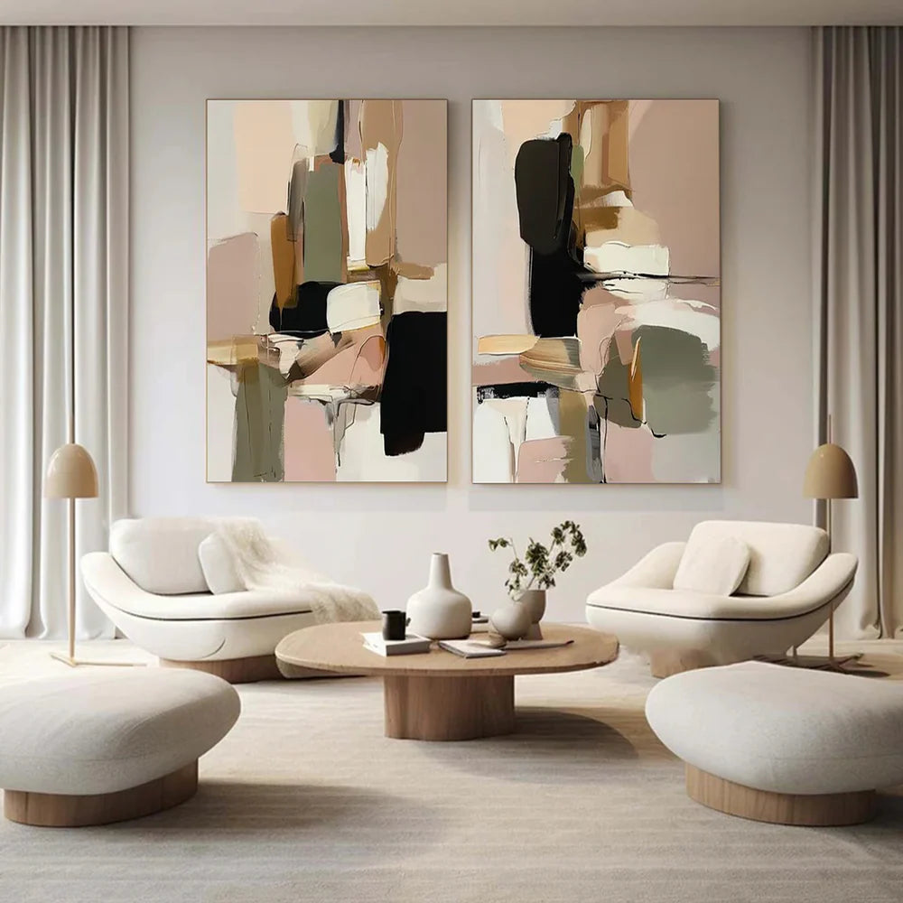 Abstract Wall Art Set of 2 #VA028