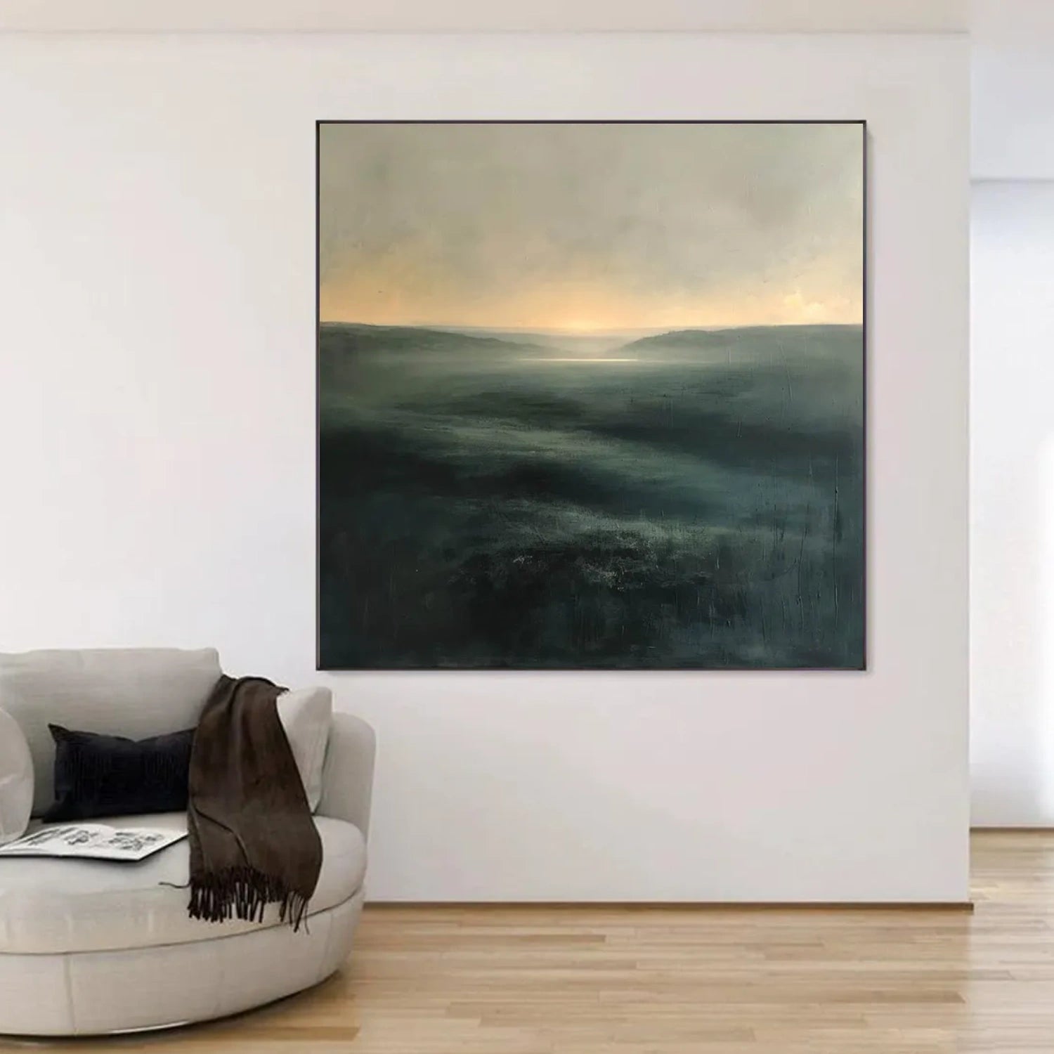 Abstract Mountain Canvas Art #BT039