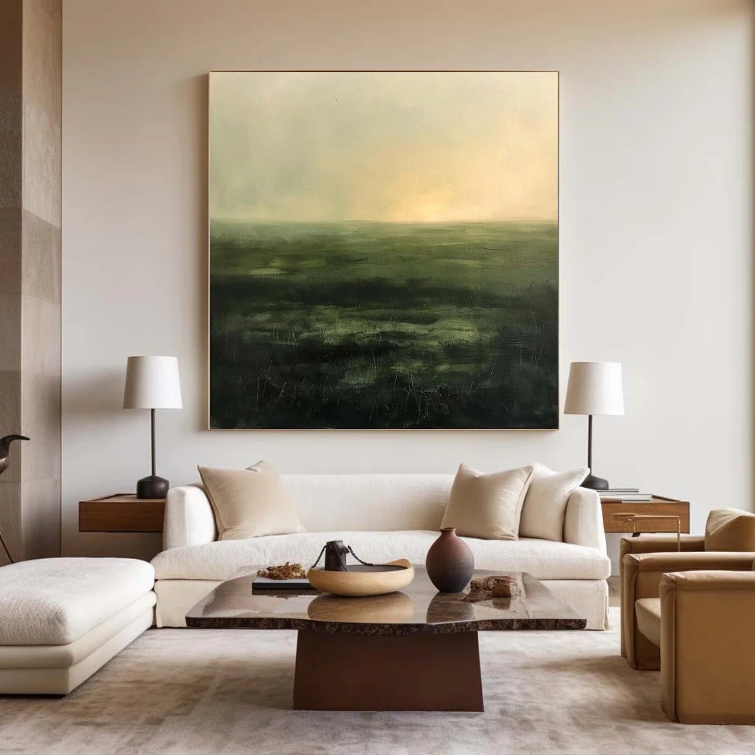 Abstract Mountain Canvas Art #BT042