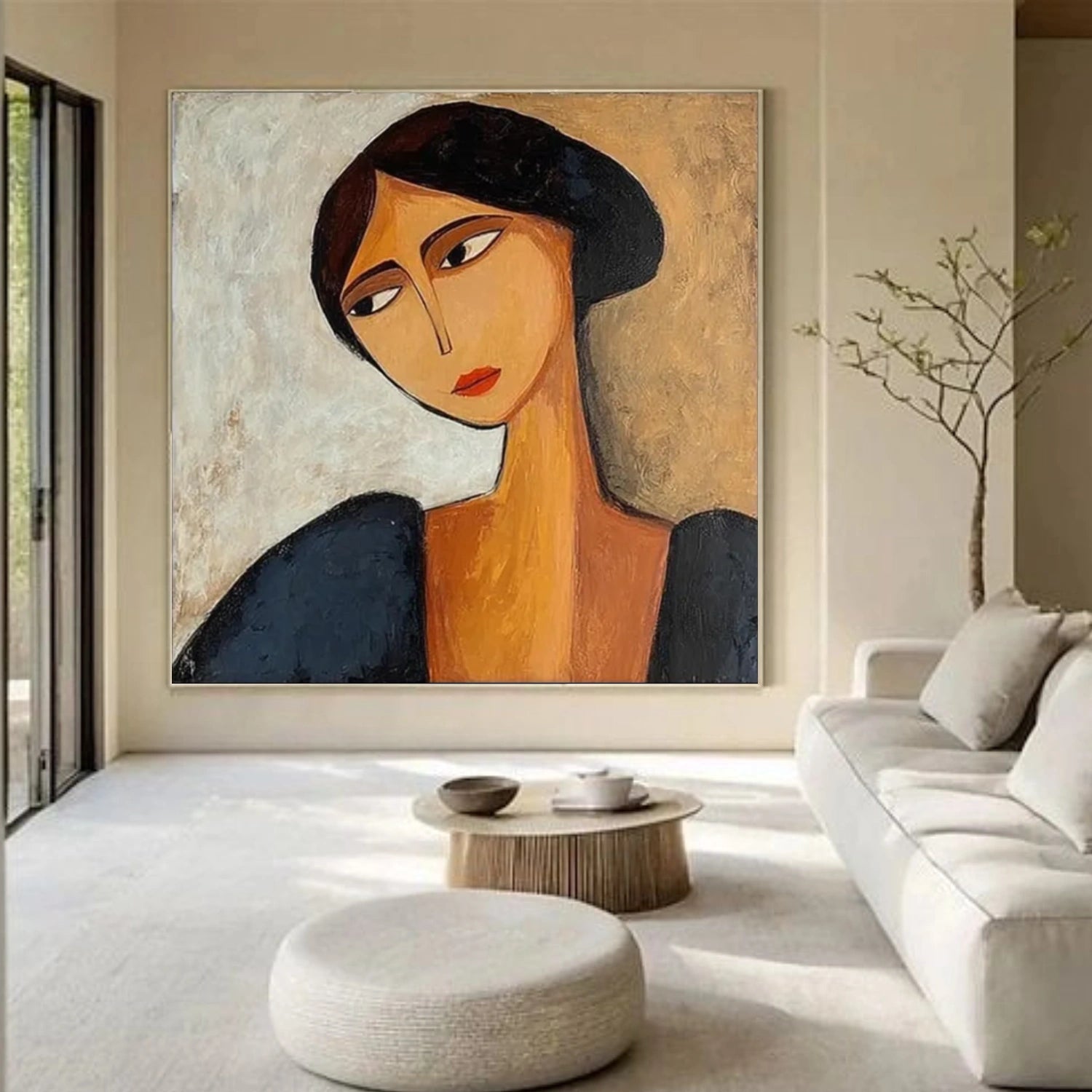 Abstract Portrait Wall Art # LA036