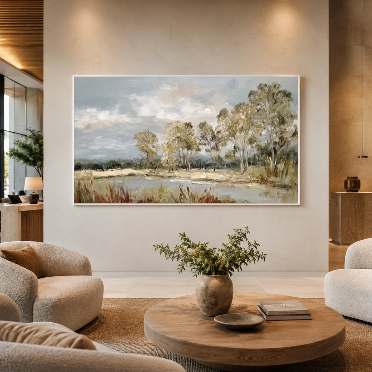 Abstract Flower And Tree Canvas Art #MF229