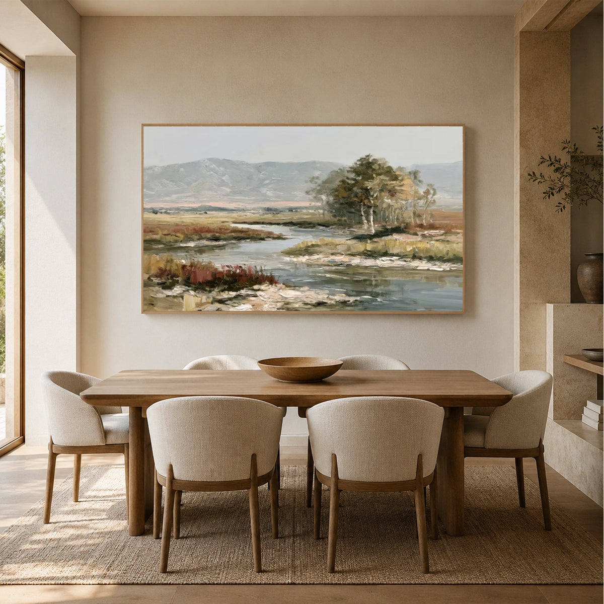 Abstract Flower And Tree Canvas Art #MF226
