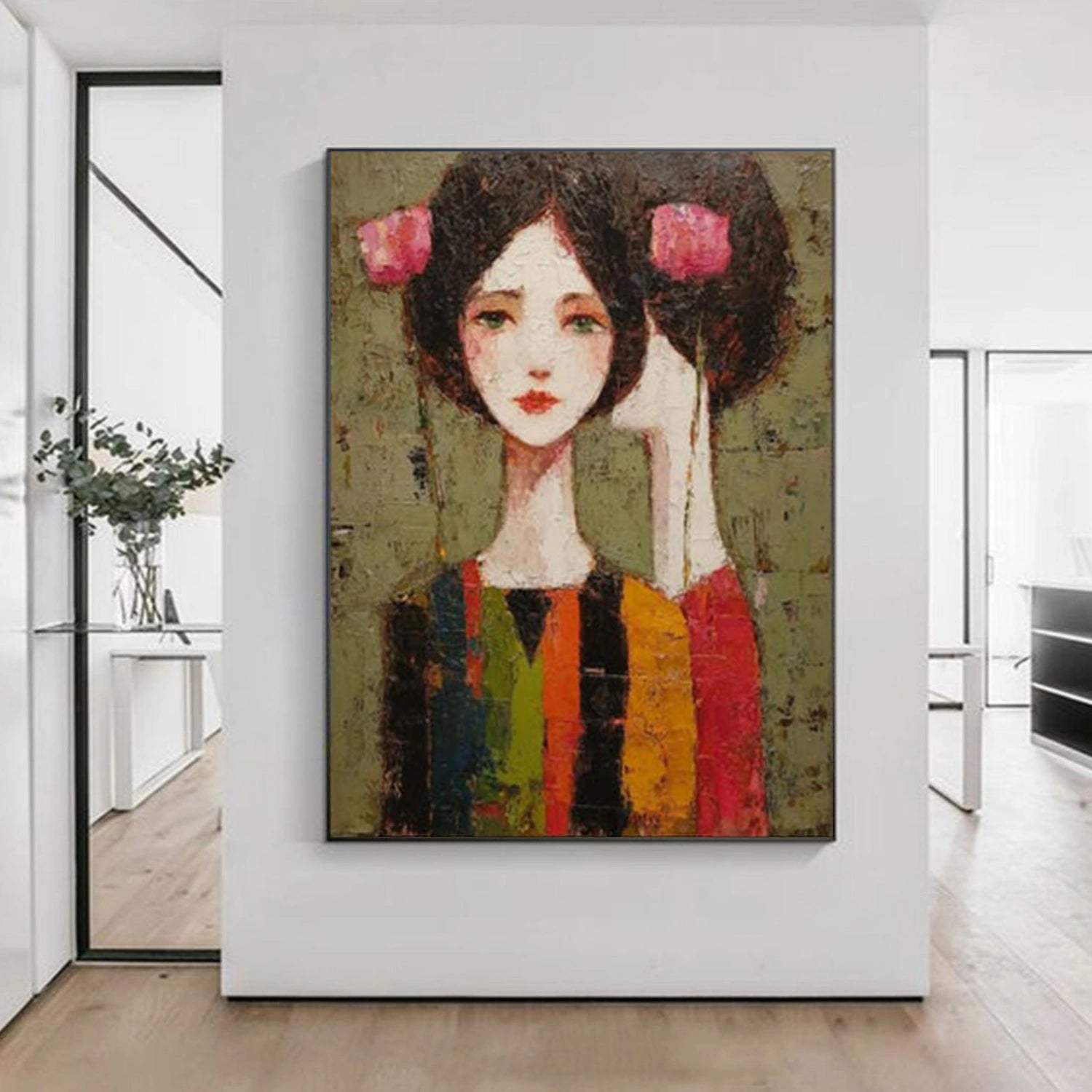 Abstract Portrait Wall Art #LA061