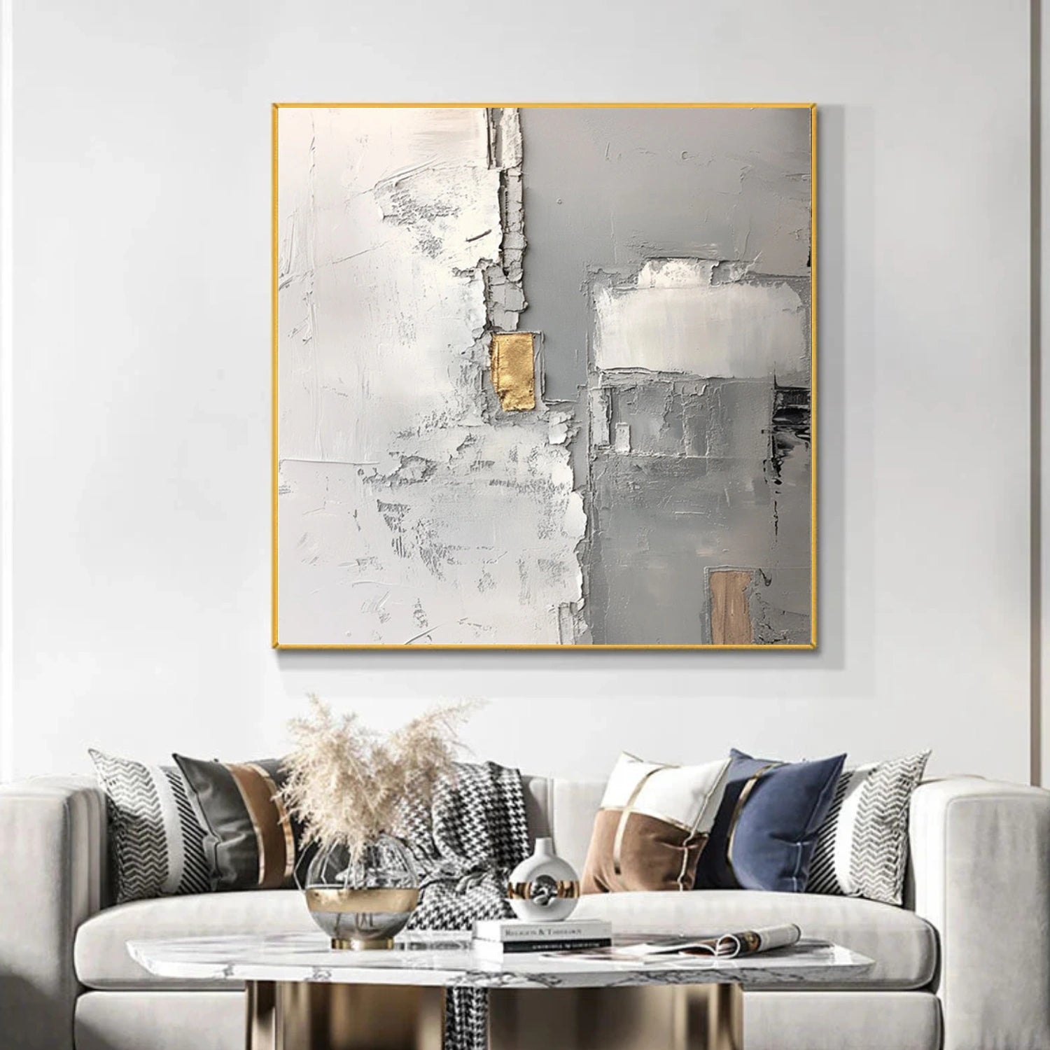 Abstract Textured Wall Art #VA235