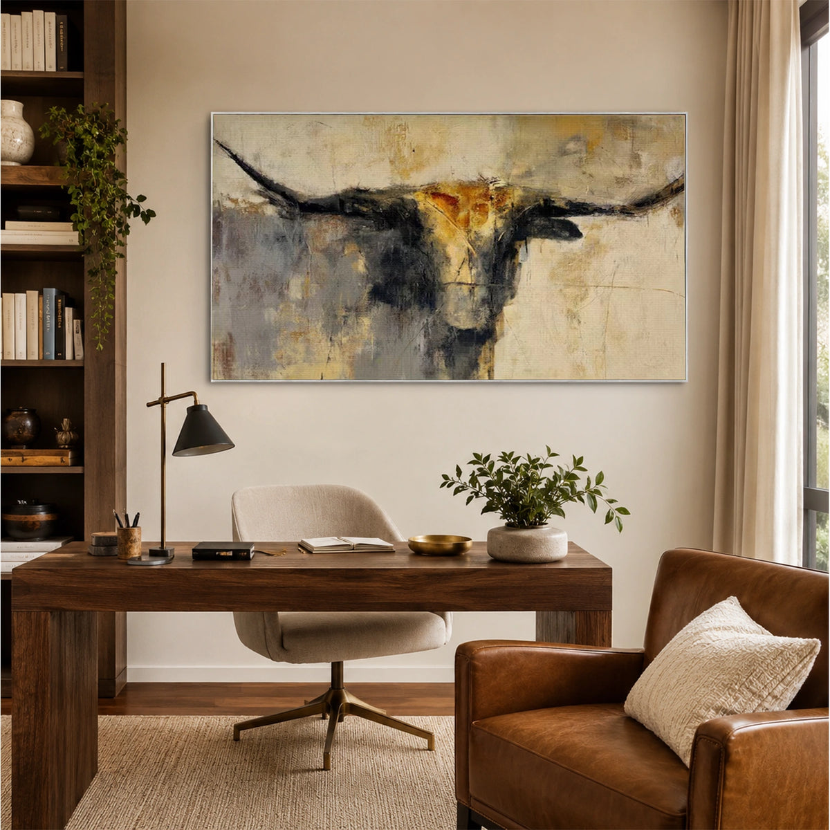 Abstract Animal Canvas Art #DW161