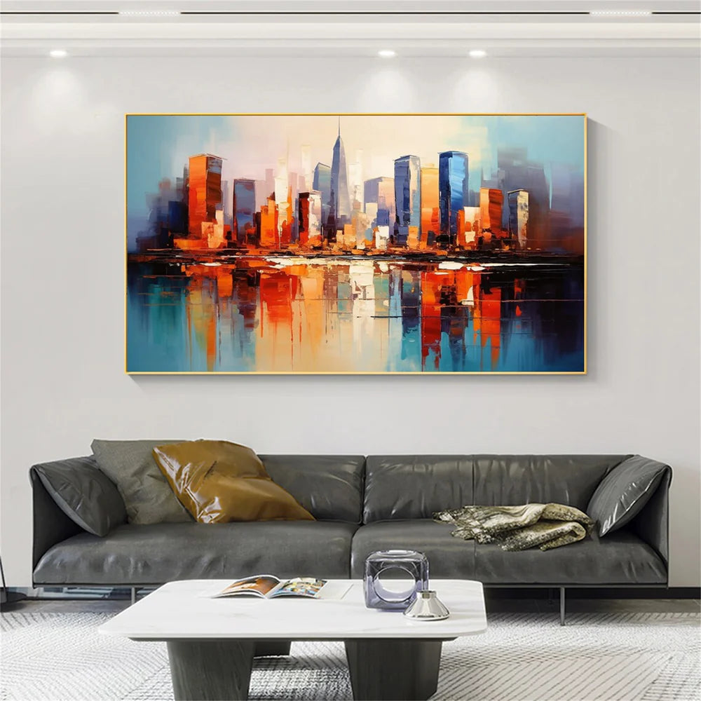 Abstract Urban Landscape Painting #UL013