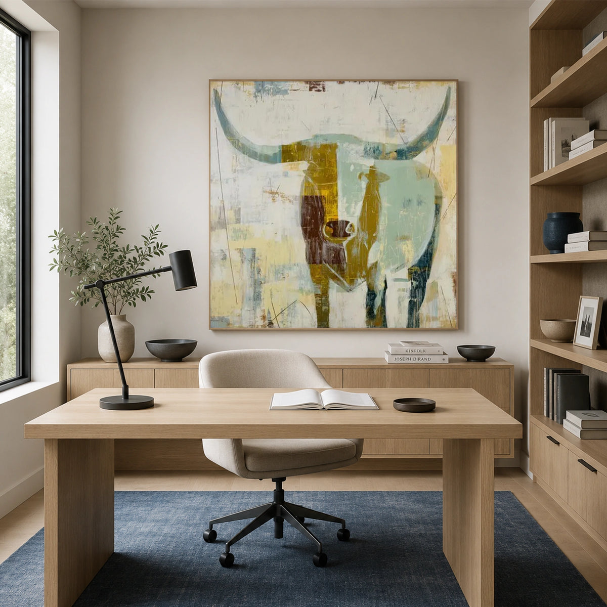 Abstract Animal Canvas Art #DW163