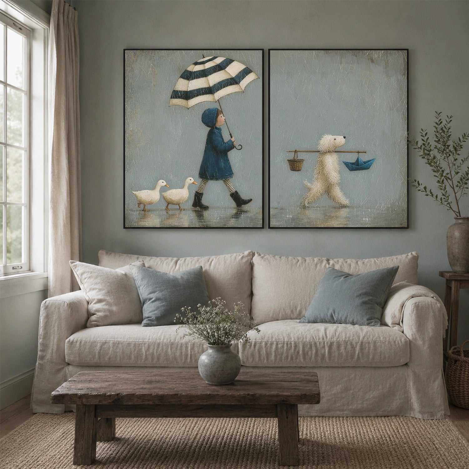 Portrait Wall Art Set of 2 #LA088