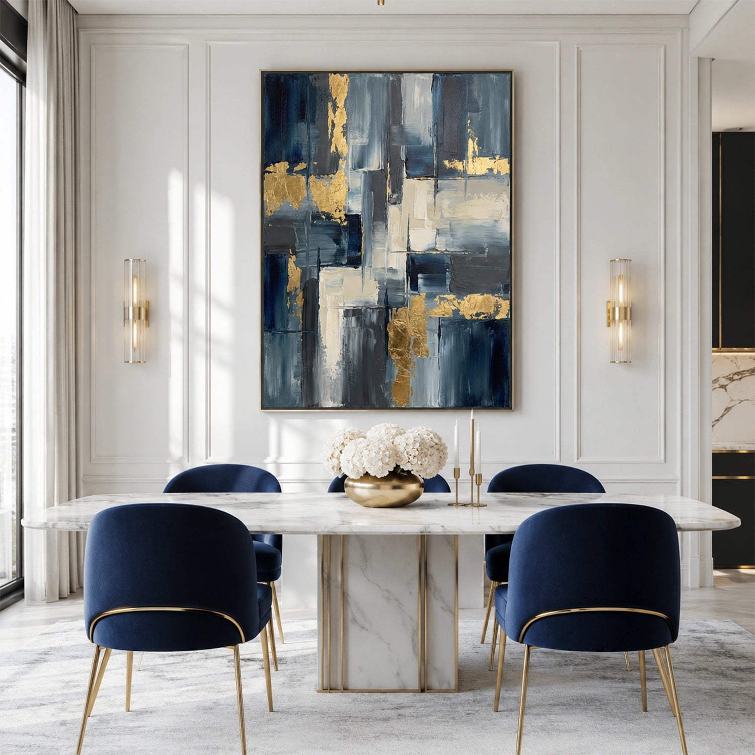 Abstract Textured Wall Art #VA313