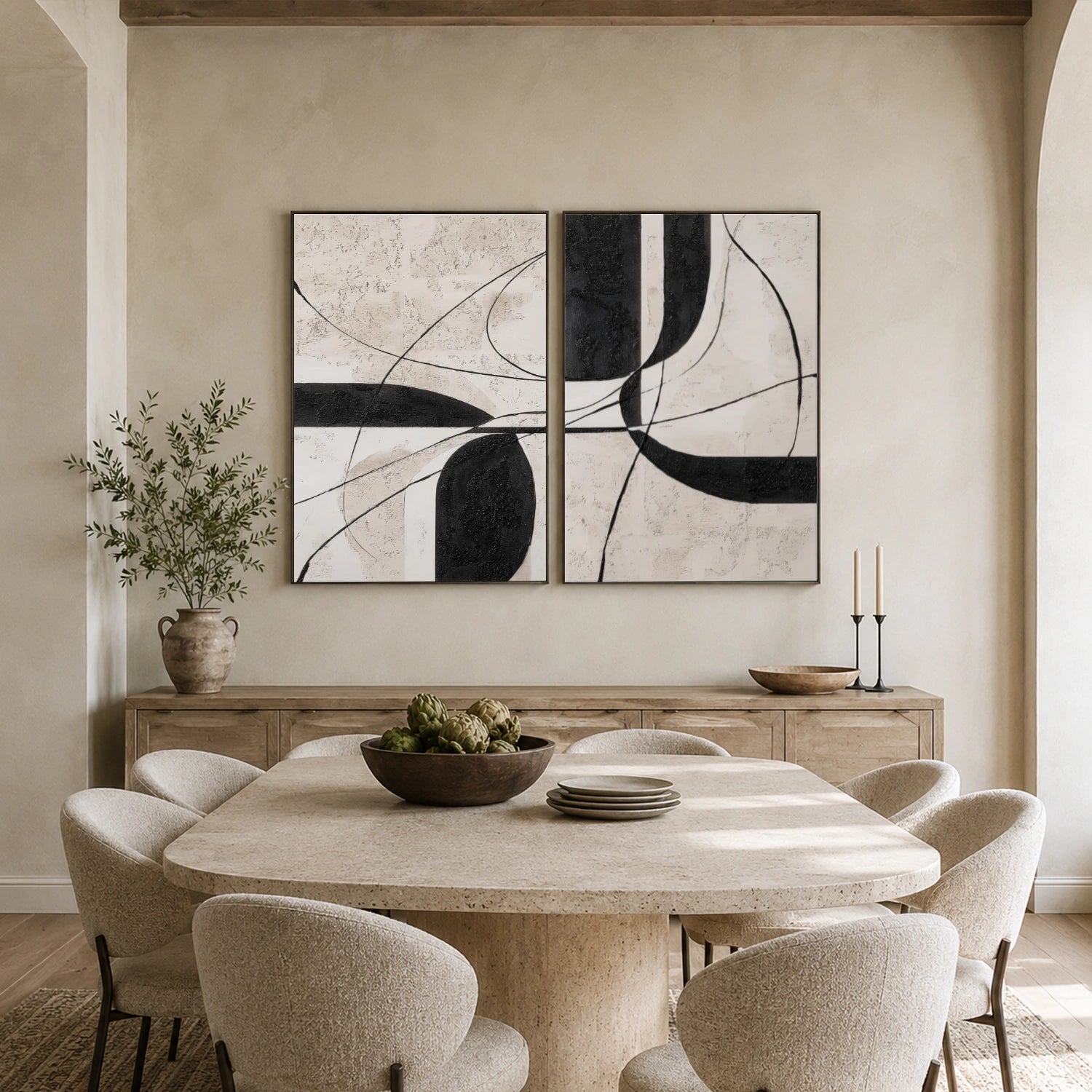 Wabi Sabi Wall Art Set of 2 #VS232
