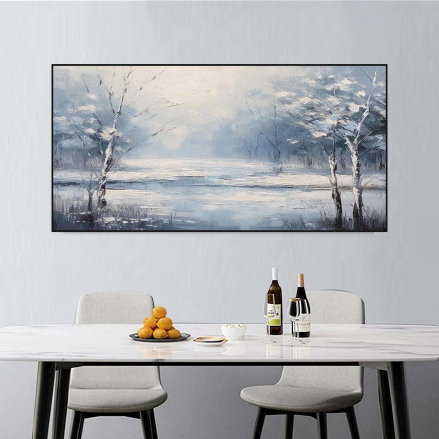 Abstract Flower And Tree Canvas Art #MF082