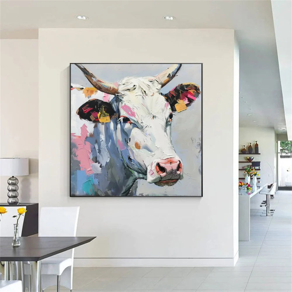 Colorful Abstract Animal Canvas Art #DW033