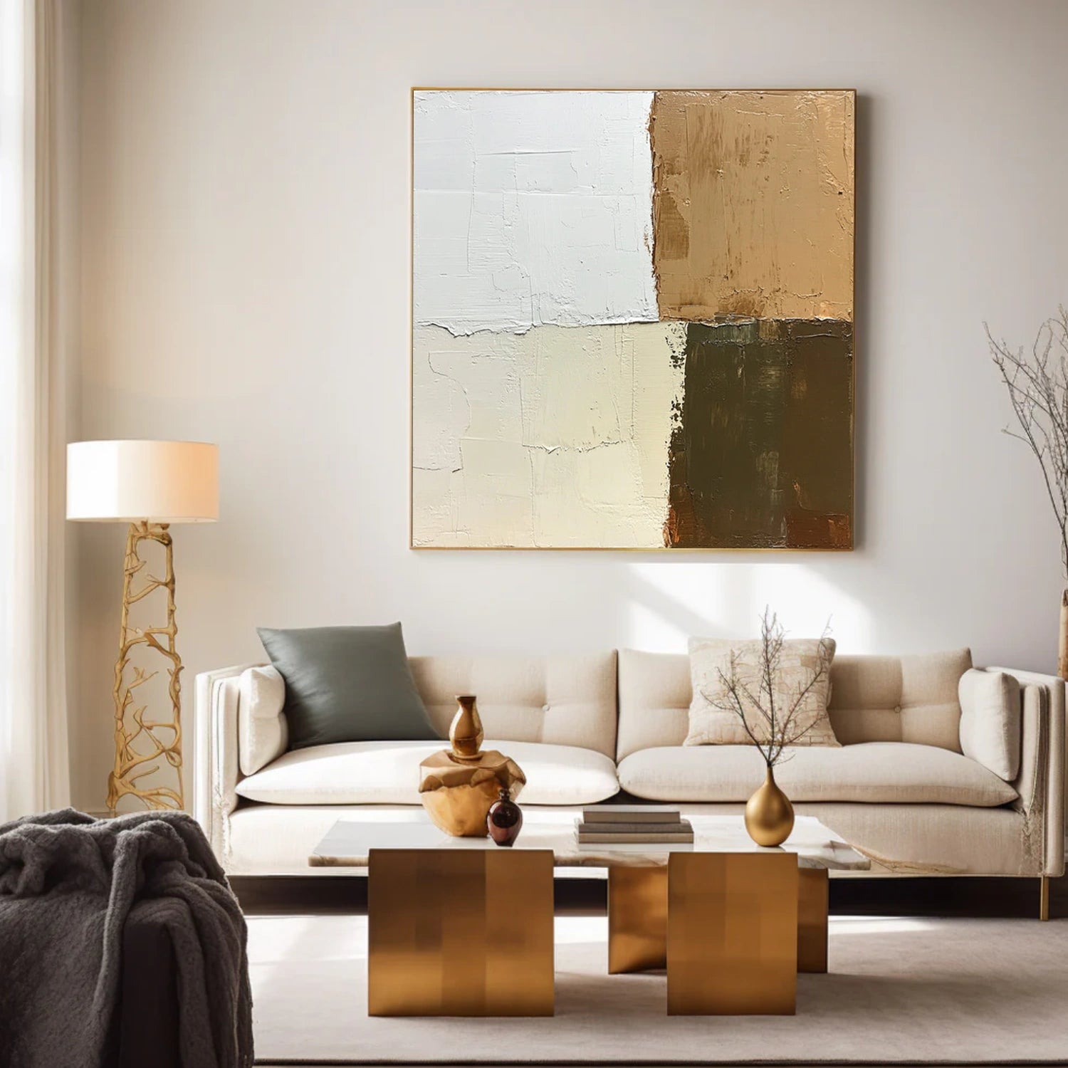 Abstract Textured Wall Art #VA236