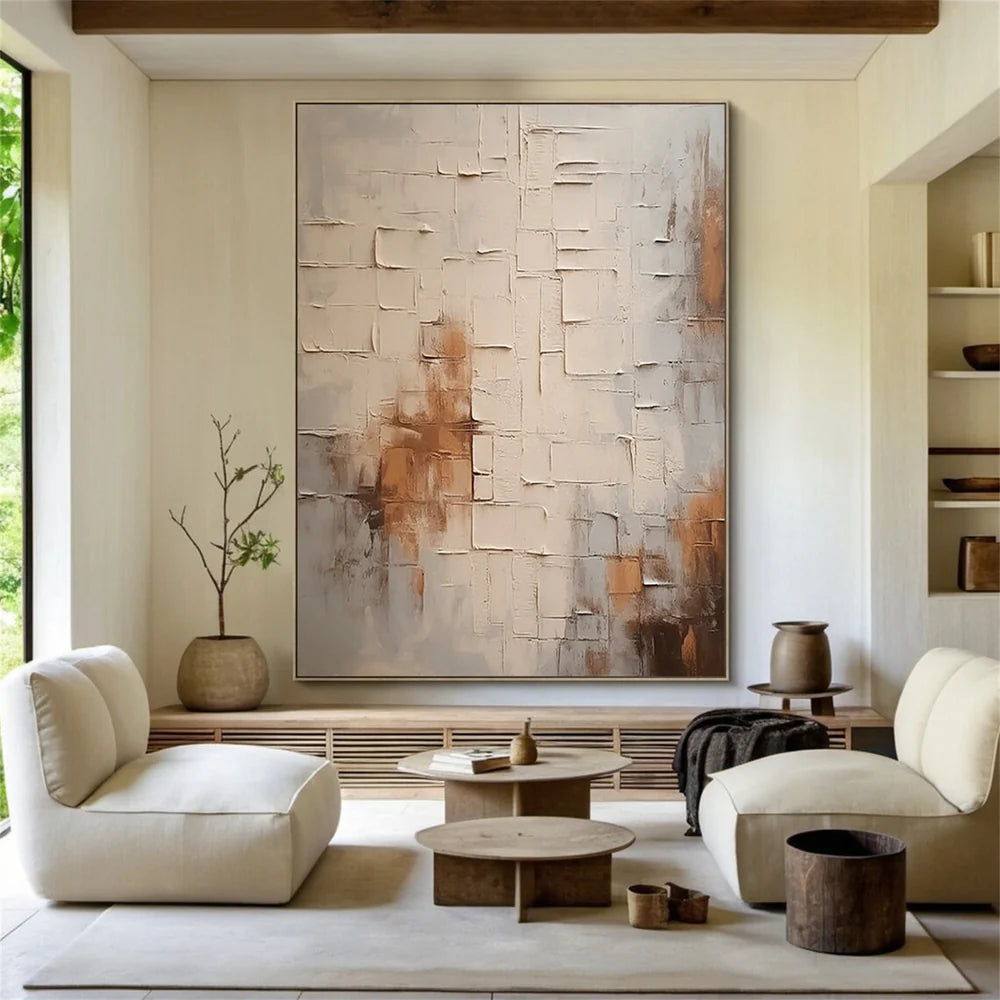 Wabi Sabi Textured Wall Art #VS026
