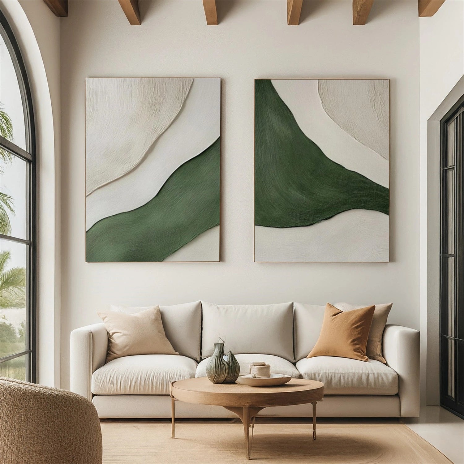 Minimalist Canvas Art Set of 2 #WM139