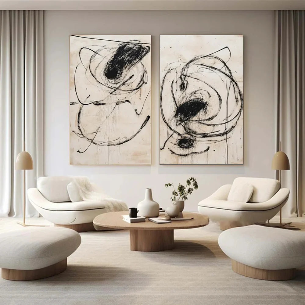 Wabi Sabi Wall Art Set of 2 #VS018